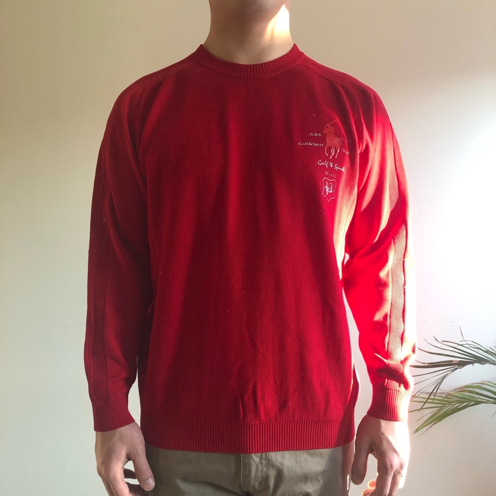 100% cotton sweater